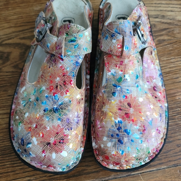 REAL Air Relax Memory Foam Floral Clog Size 39 - Picture 2 of 5